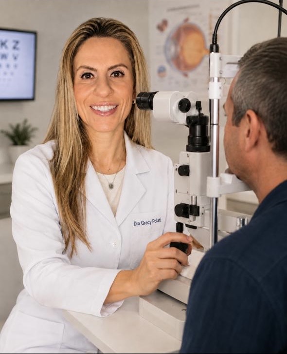 Dra. Gracy Polati — Médica Oftalmologista no CPO Curitiba